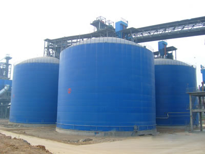 新龙水泥钢板库改造